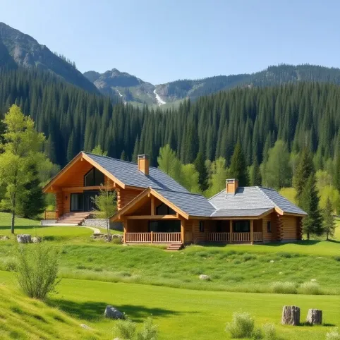 domy z bali nowoczesne