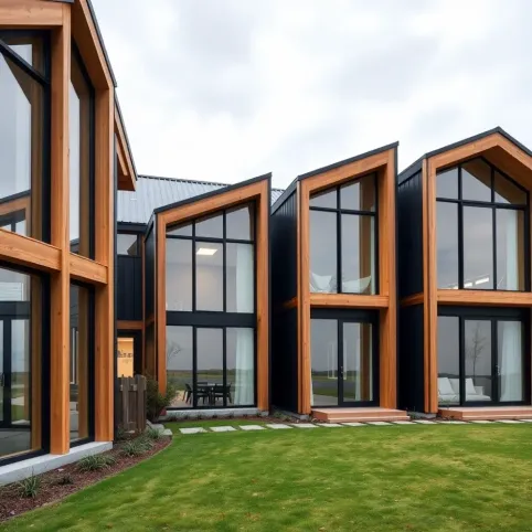 nowoczesne domy szkieletowe