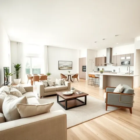 Wykończenie pod klucz z meblami